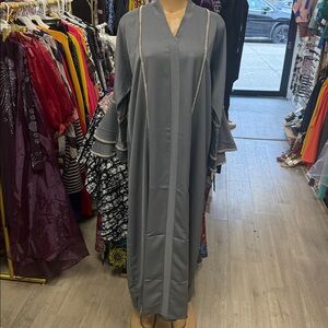 Dubai High Quality Open Abaya/Kimono/Kaftan Muslim Womens Long Maxi Dress NWT